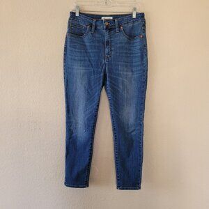 Madewell Women's Skinny Jeans - Dark Blue